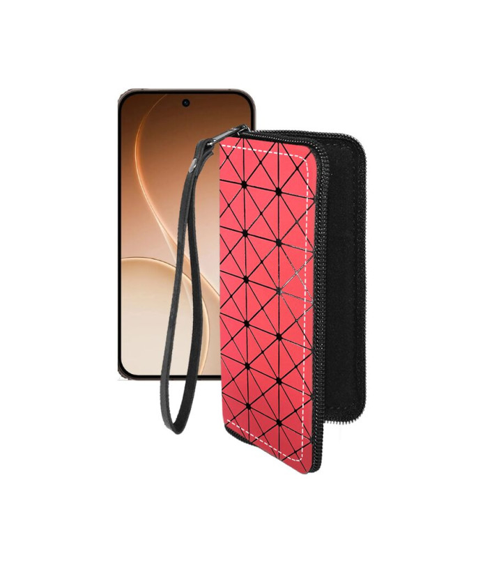 Чохол-гаманець з екошкіри для телефону OPPO Reno15