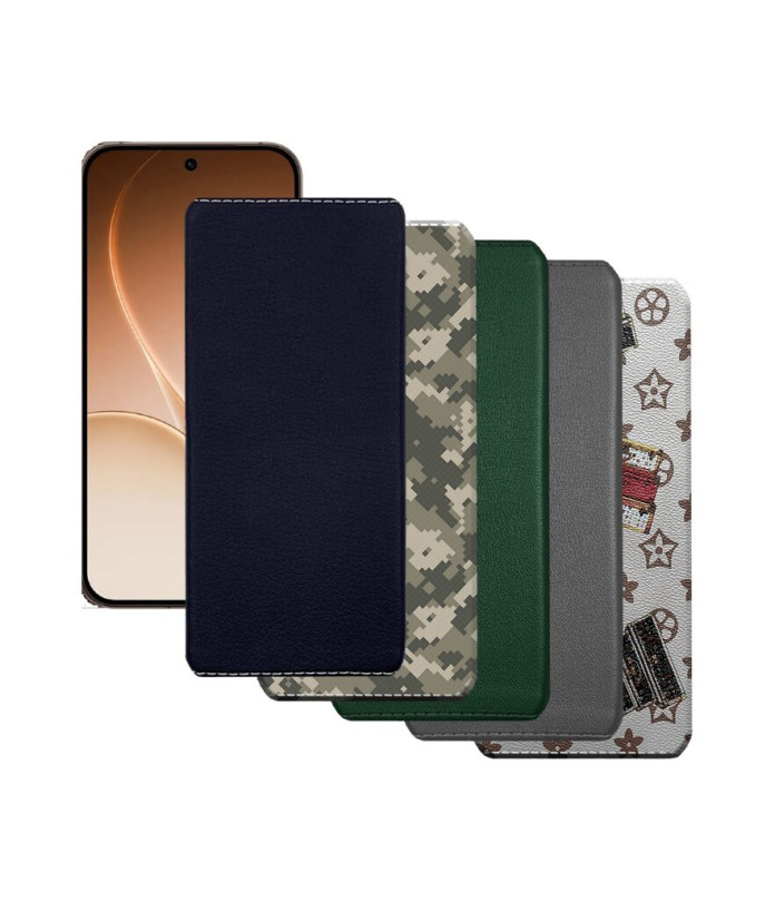 Накладка з екошкіри для телефону OPPO Reno15