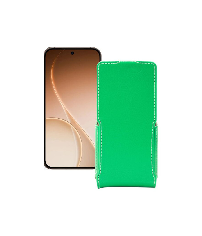 Чохол-флип з екошкіри для телефону OPPO Reno15