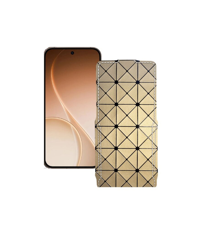 Чохол-флип з екошкіри для телефону OPPO Reno15