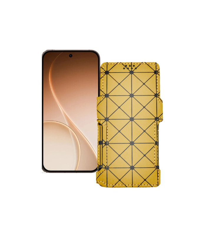 Чохол-книжка з екошкіри для телефону OPPO Reno15