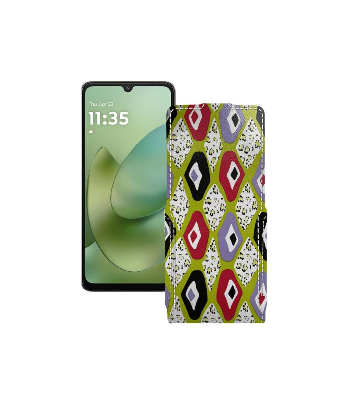 Чохол-флип з екошкіри для телефону Motorola Moto G06 Power 5G