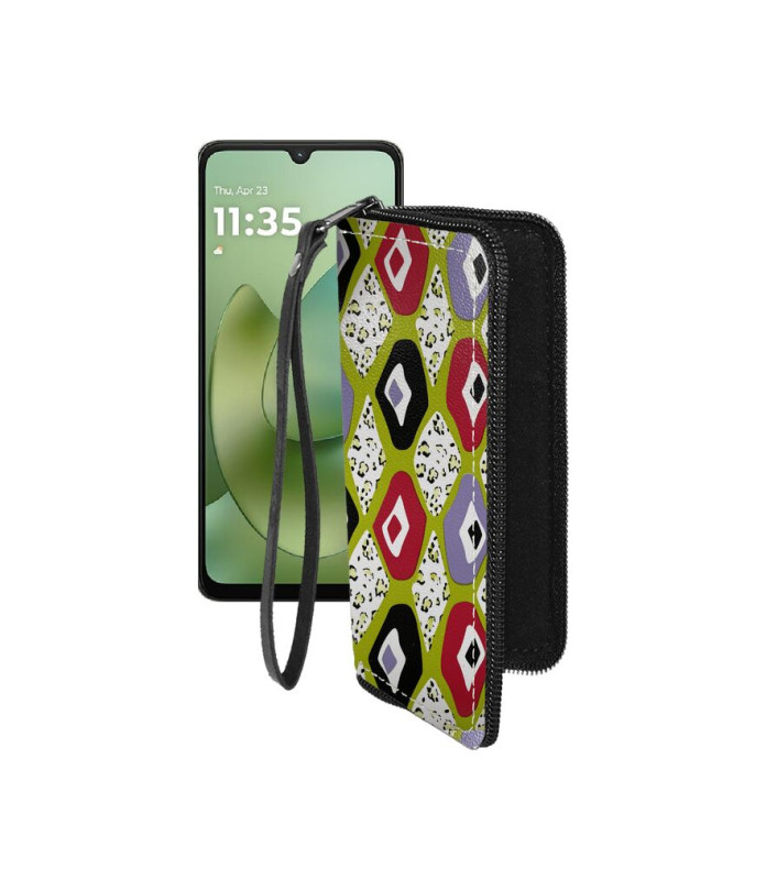 Чохол-гаманець з екошкіри для телефону Motorola Moto G06 Power 5G