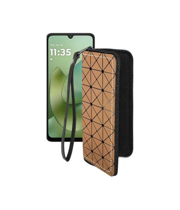 Чохол-гаманець з екошкіри для телефону Motorola Moto G06 Power 5G