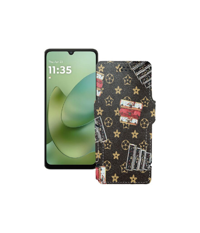 Чохол-книжка з екошкіри для телефону Motorola Moto G06 Power 5G