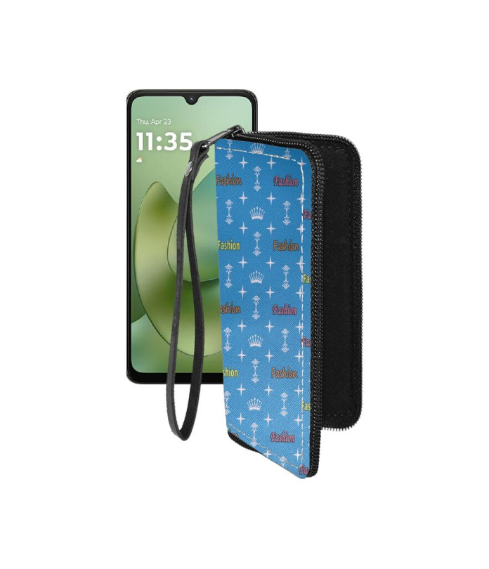 Чохол-гаманець з екошкіри для телефону Motorola Moto G06 Power 5G