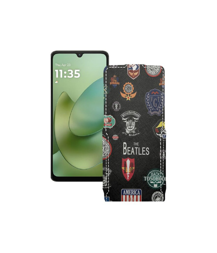 Чохол-флип з екошкіри для телефону Motorola Moto G06 Power 5G