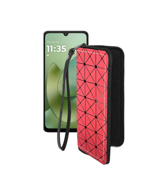 Чохол-гаманець з екошкіри для телефону Motorola Moto G06 Power 5G