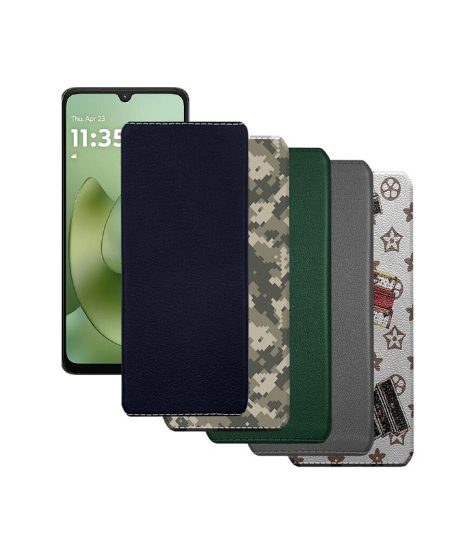 Накладка з екошкіри для телефону Motorola Moto G06 Power 5G