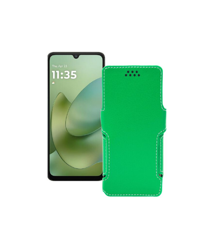 Чохол-книжка з екошкіри для телефону Motorola Moto G06 Power 5G