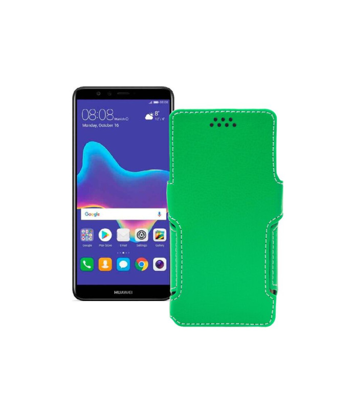 Чохол-книжка з екошкіри для телефону Huawei Y9 2018