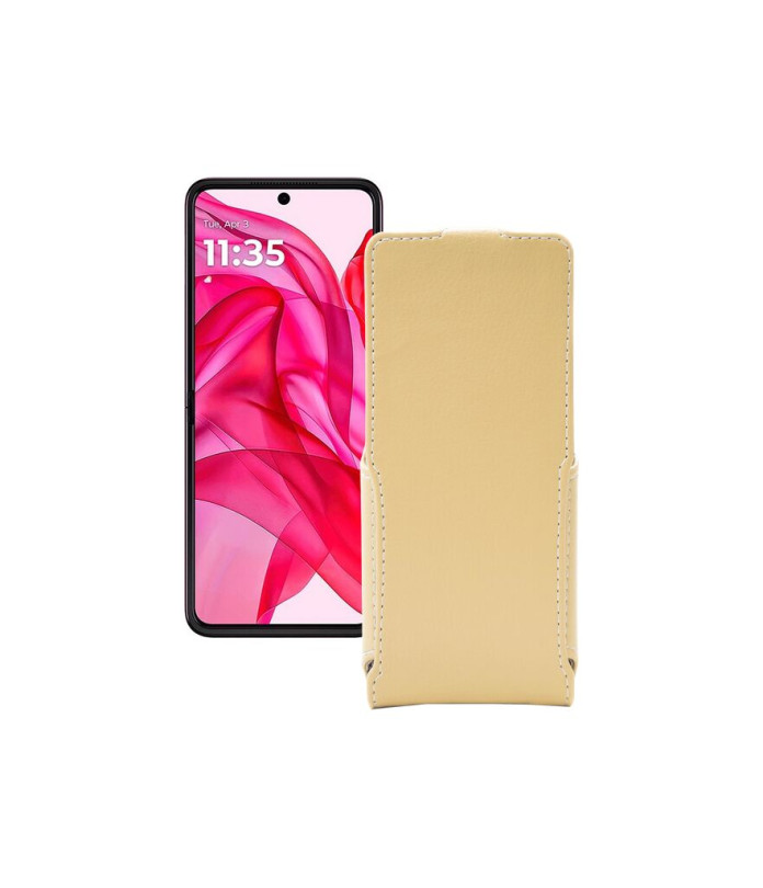 Чохол-флип з екошкіри для телефону Motorola Razr 50 Ultra