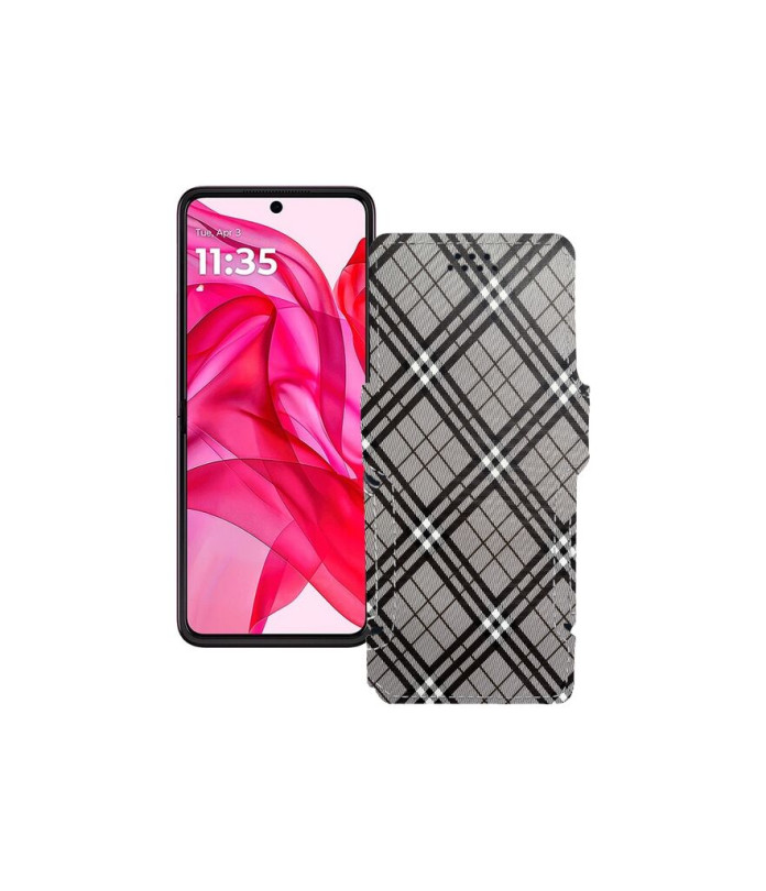 Чохол-книжка з екошкіри для телефону Motorola Razr 50 Ultra