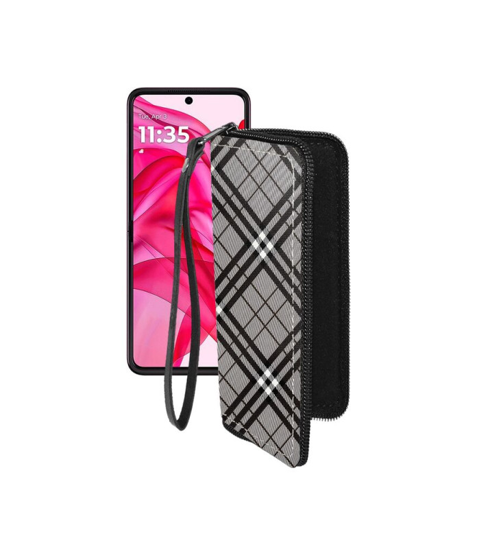 Чохол-гаманець з екошкіри для телефону Motorola Razr 50 Ultra