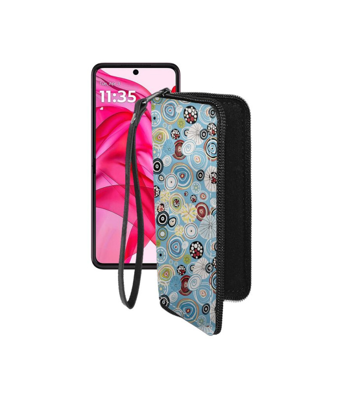 Чохол-гаманець з екошкіри для телефону Motorola Razr 50 Ultra