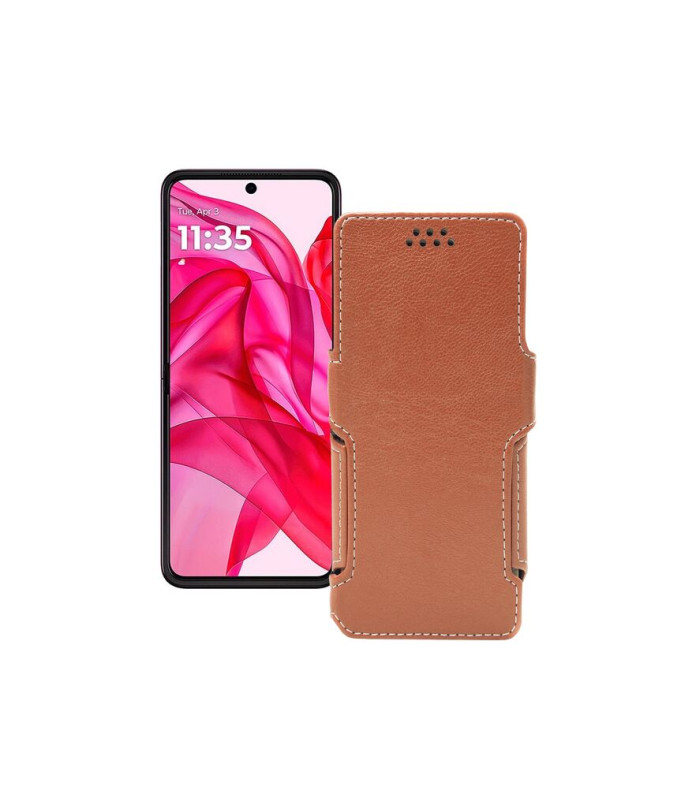 Чохол-книжка з екошкіри для телефону Motorola Razr 50 Ultra