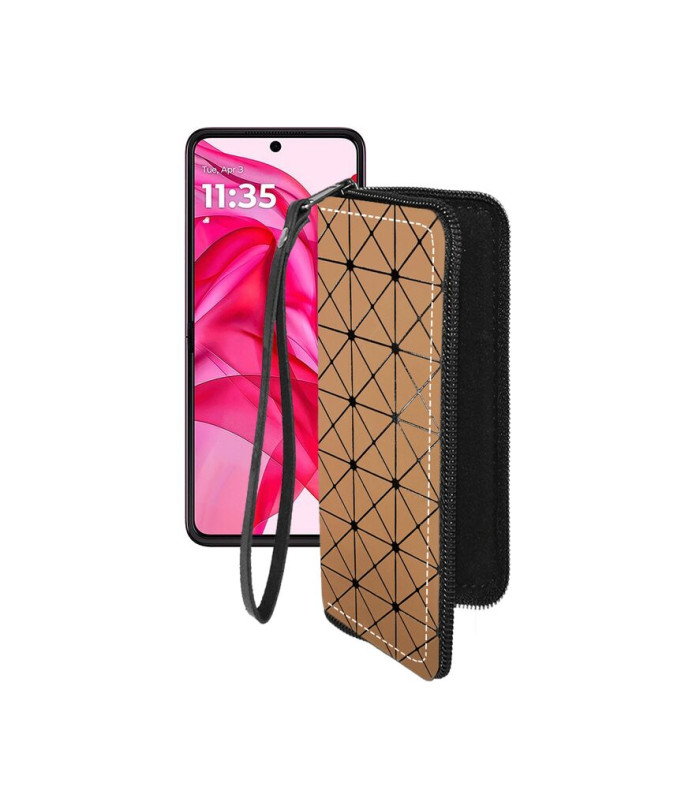 Чохол-гаманець з екошкіри для телефону Motorola Razr 50 Ultra