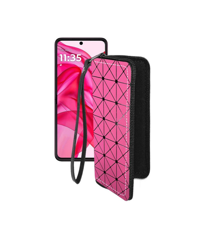 Чохол-гаманець з екошкіри для телефону Motorola Razr 50 Ultra