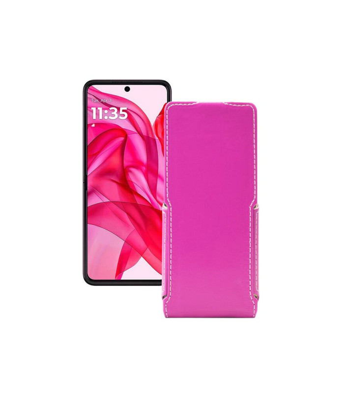 Чохол-флип з екошкіри для телефону Motorola Razr 50 Ultra