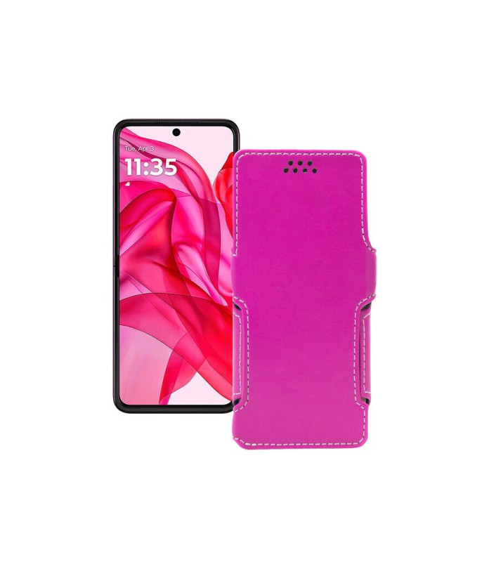 Чохол-книжка з екошкіри для телефону Motorola Razr 50 Ultra