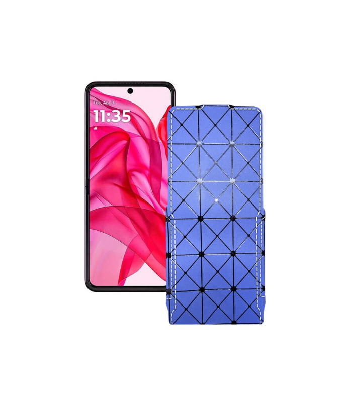 Чохол-флип з екошкіри для телефону Motorola Razr 50 Ultra