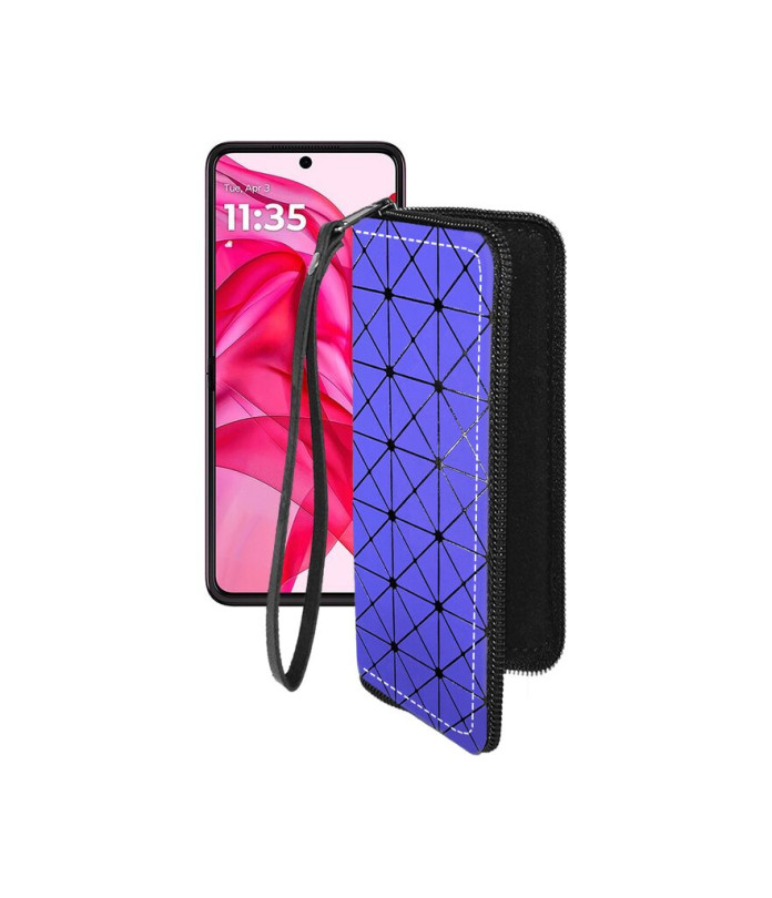 Чохол-гаманець з екошкіри для телефону Motorola Razr 50 Ultra