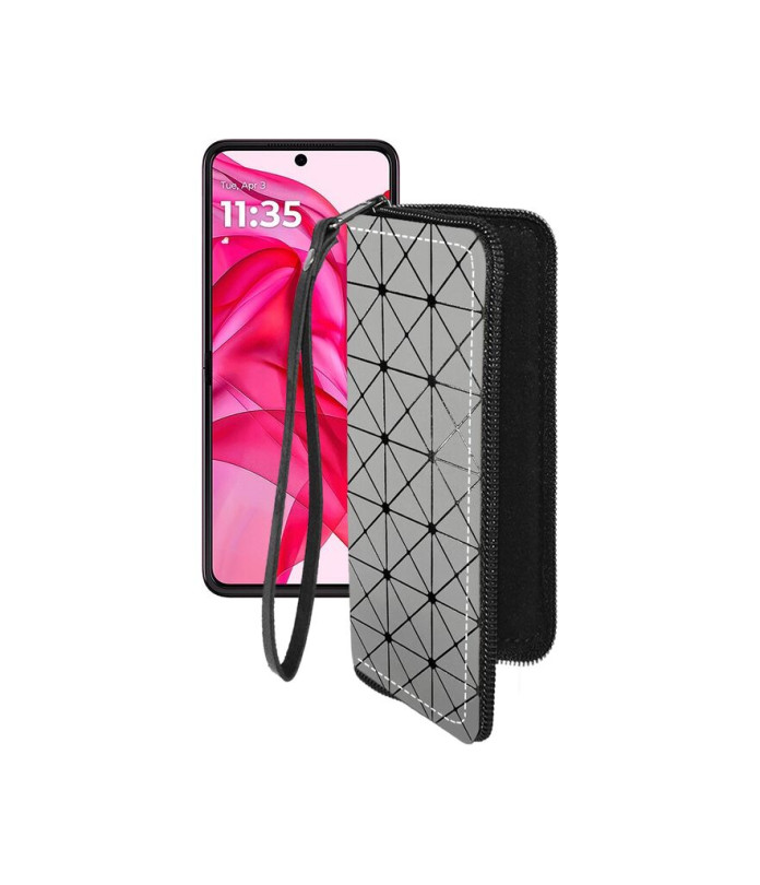 Чохол-гаманець з екошкіри для телефону Motorola Razr 50 Ultra