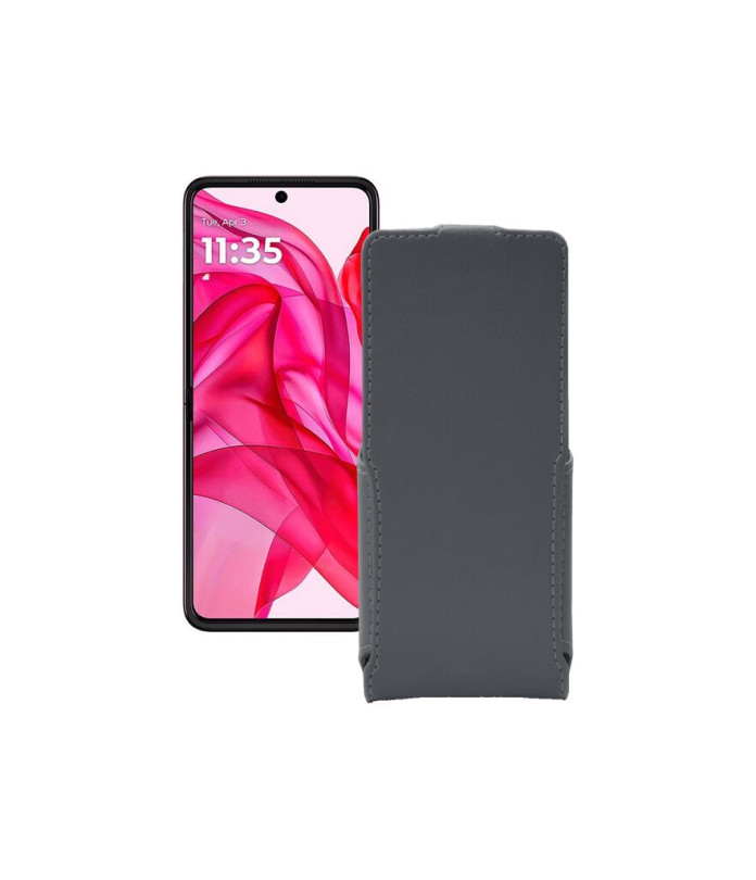 Чохол-флип з екошкіри для телефону Motorola Razr 50 Ultra