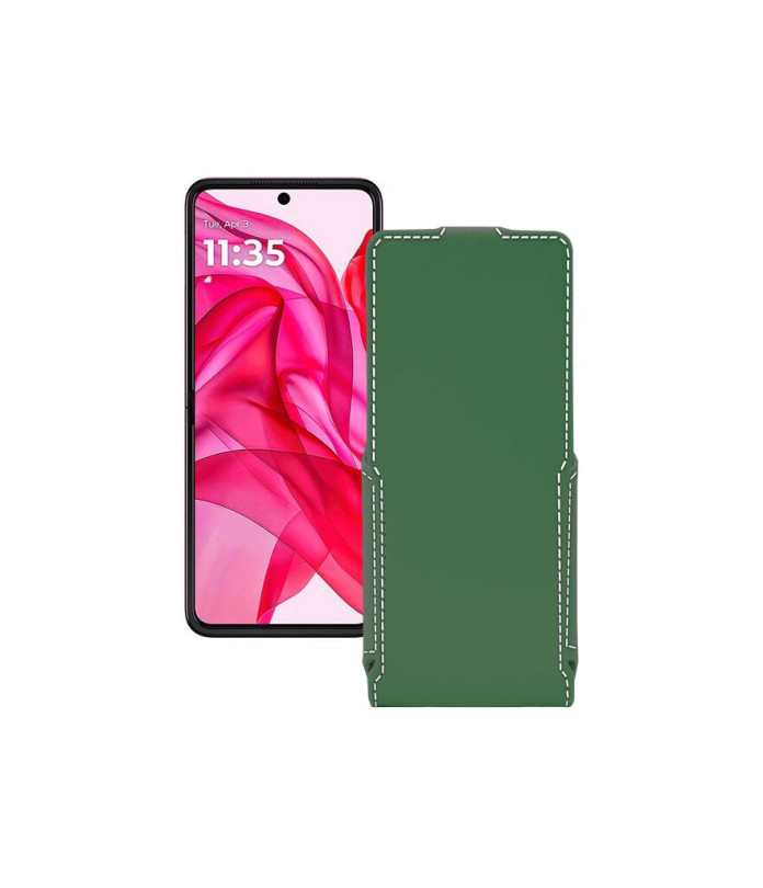 Чохол-флип з екошкіри для телефону Motorola Razr 50 Ultra