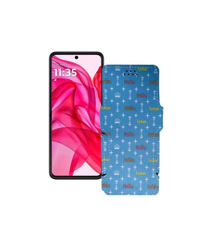 Чохол-книжка з екошкіри для телефону Motorola Razr 50 Ultra