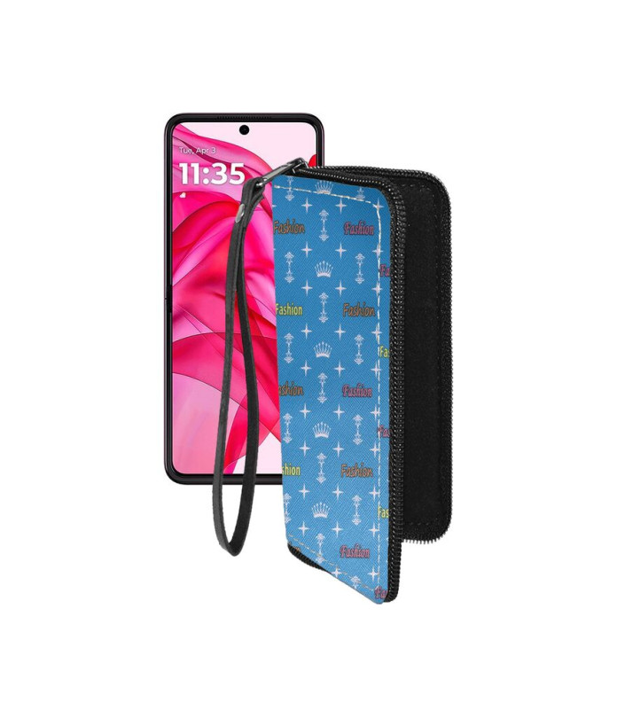 Чохол-гаманець з екошкіри для телефону Motorola Razr 50 Ultra