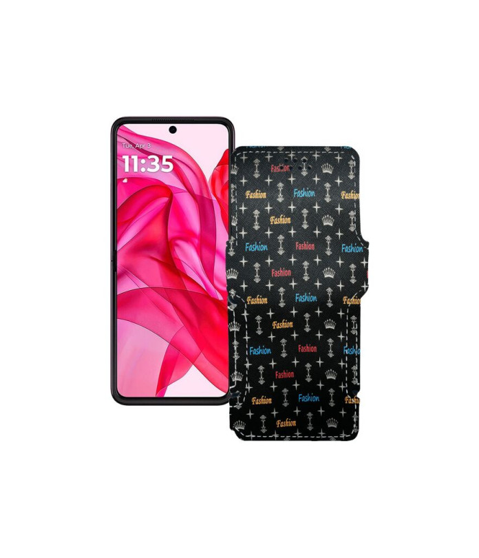 Чохол-книжка з екошкіри для телефону Motorola Razr 50 Ultra