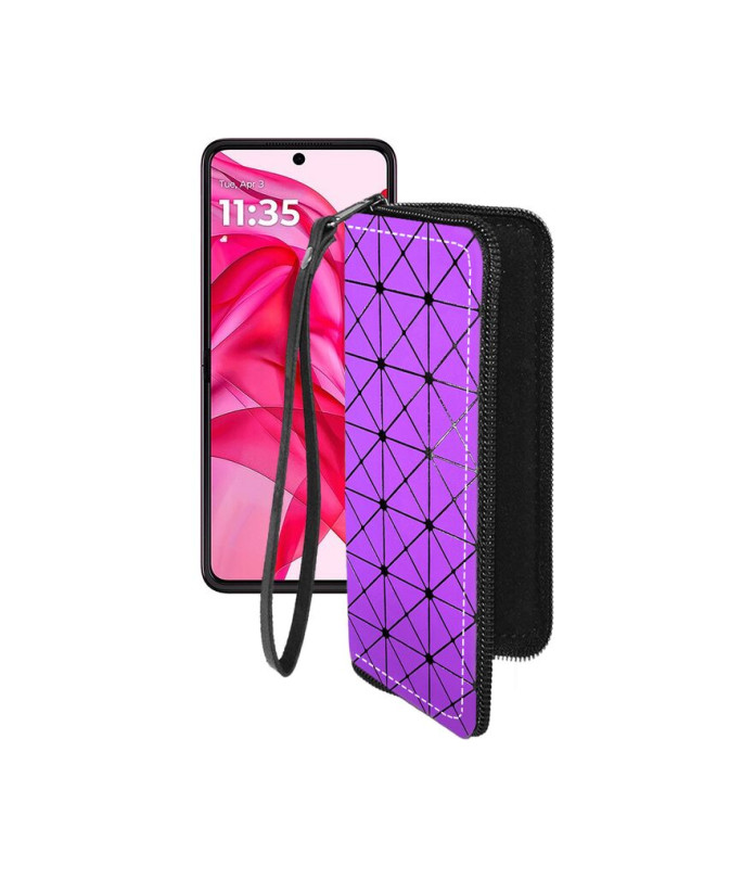 Чохол-гаманець з екошкіри для телефону Motorola Razr 50 Ultra