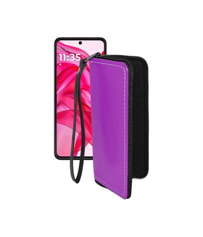 Чохол-гаманець з екошкіри для телефону Motorola Razr 50 Ultra