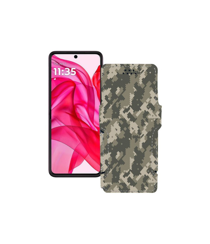 Чохол-книжка з екошкіри для телефону Motorola Razr 50 Ultra