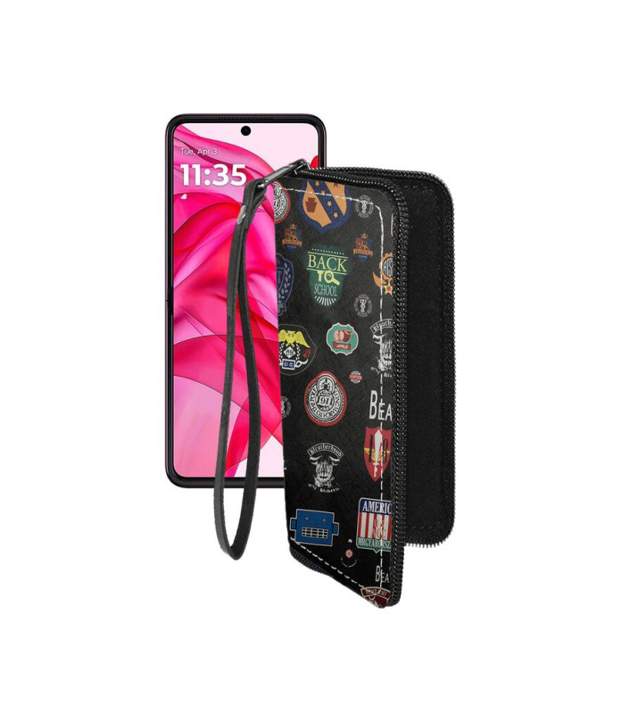 Чохол-гаманець з екошкіри для телефону Motorola Razr 50 Ultra