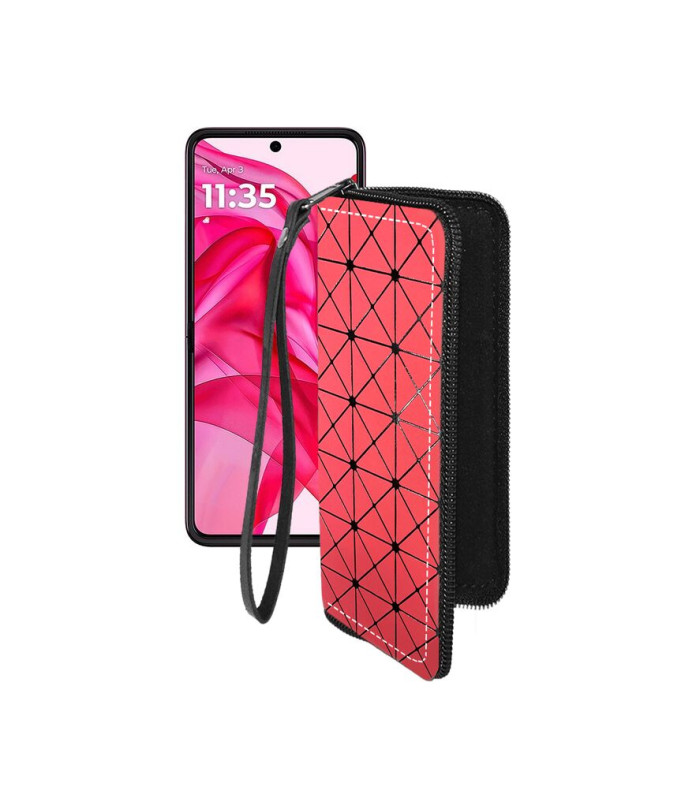 Чохол-гаманець з екошкіри для телефону Motorola Razr 50 Ultra