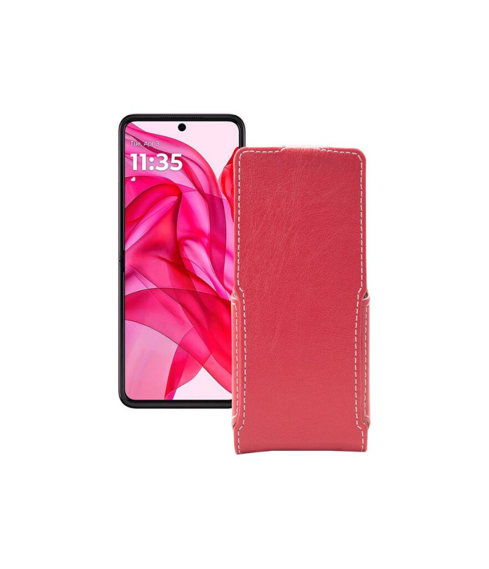 Чохол-флип з екошкіри для телефону Motorola Razr 50 Ultra