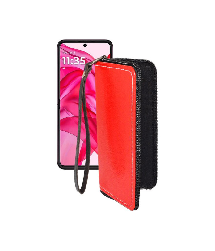 Чохол-гаманець з екошкіри для телефону Motorola Razr 50 Ultra