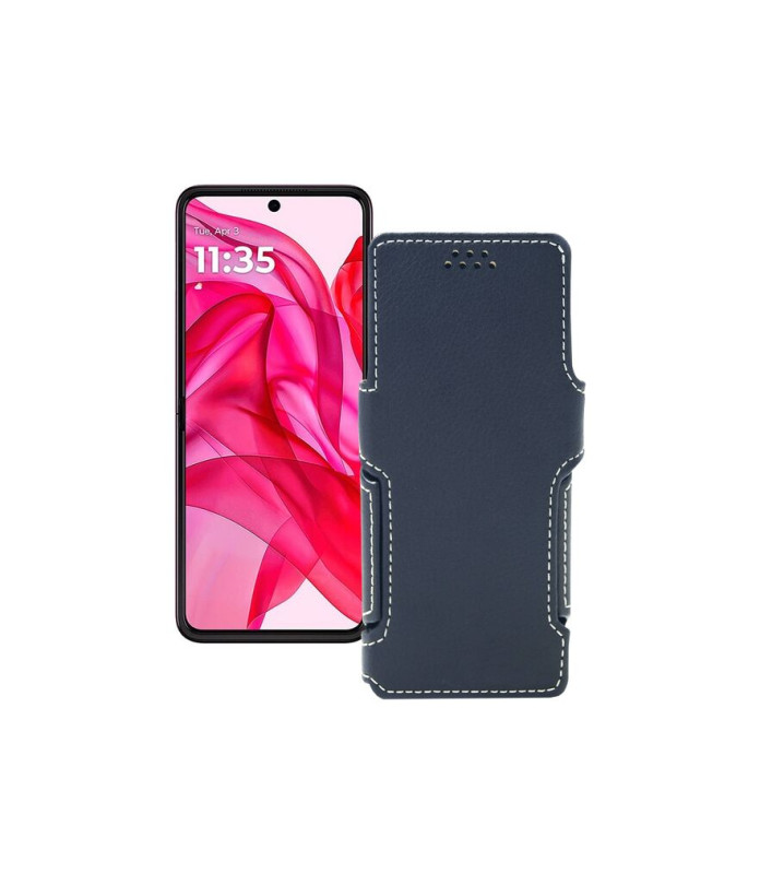 Чохол-книжка з екошкіри для телефону Motorola Razr 50 Ultra