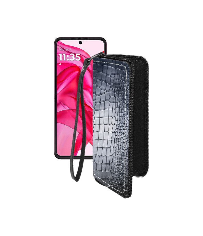 Чохол-гаманець з екошкіри для телефону Motorola Razr 50 Ultra