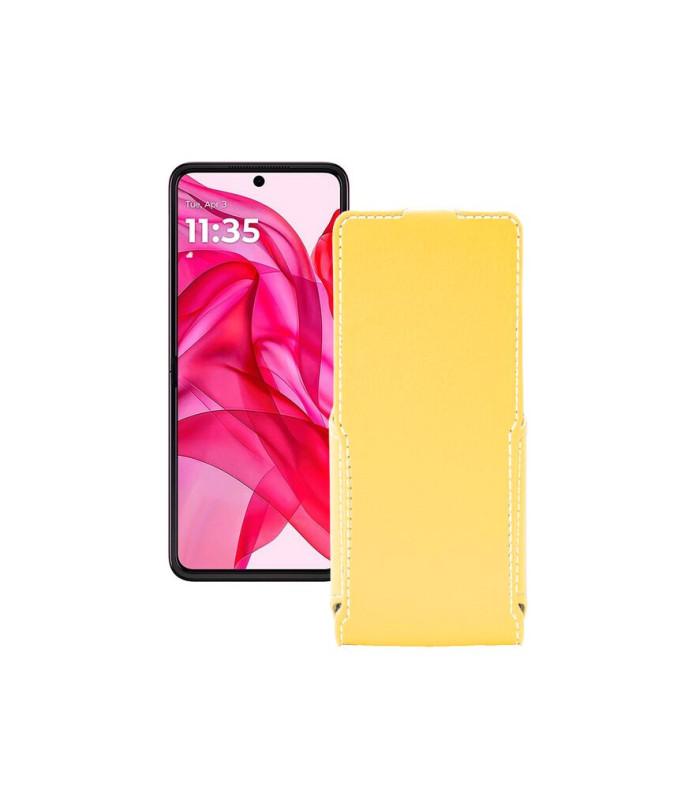 Чохол-флип з екошкіри для телефону Motorola Razr 50 Ultra