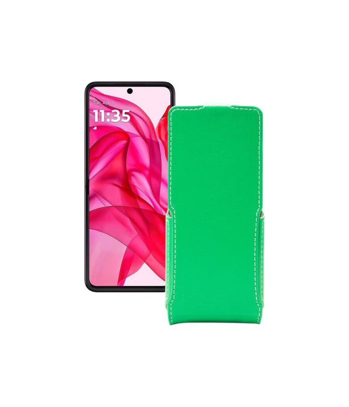 Чохол-флип з екошкіри для телефону Motorola Razr 50 Ultra