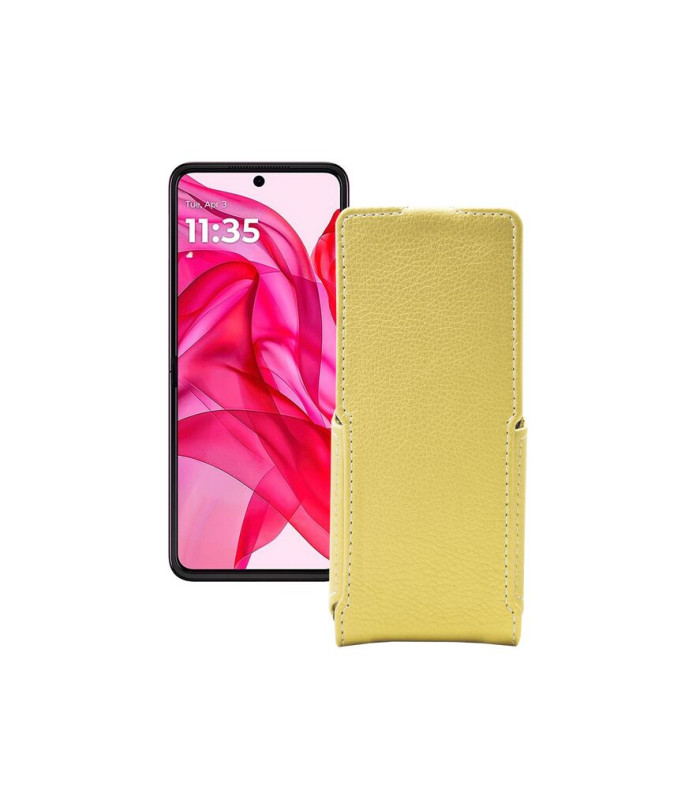 Чохол-флип з екошкіри для телефону Motorola Razr 50 Ultra