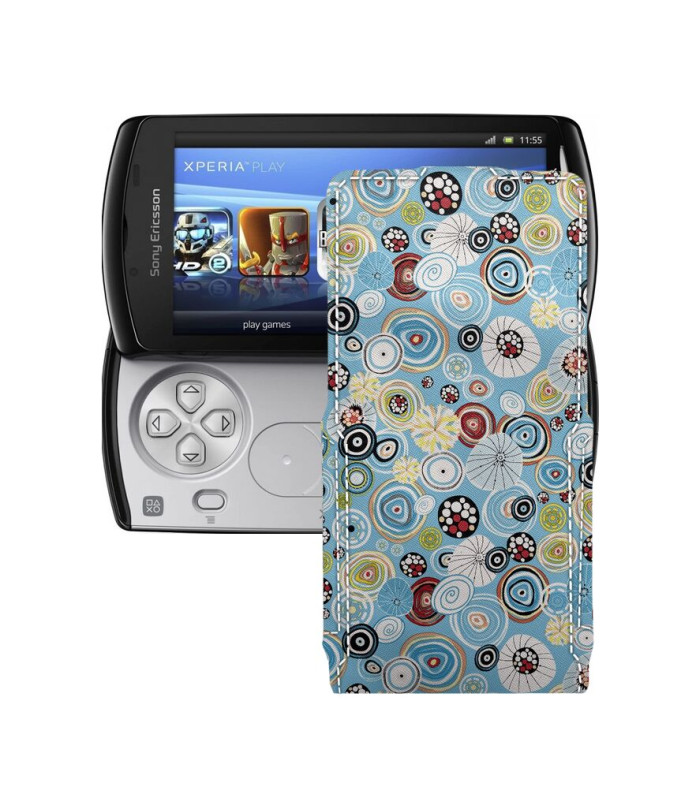 Чохол-флип з екошкіри для телефону Sony Xperia Play R800i