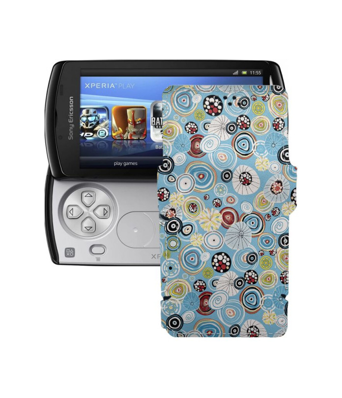 Чохол-книжка з екошкіри для телефону Sony Xperia Play R800i