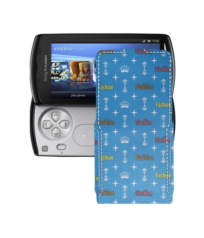 Чохол-флип з екошкіри для телефону Sony Xperia Play R800i