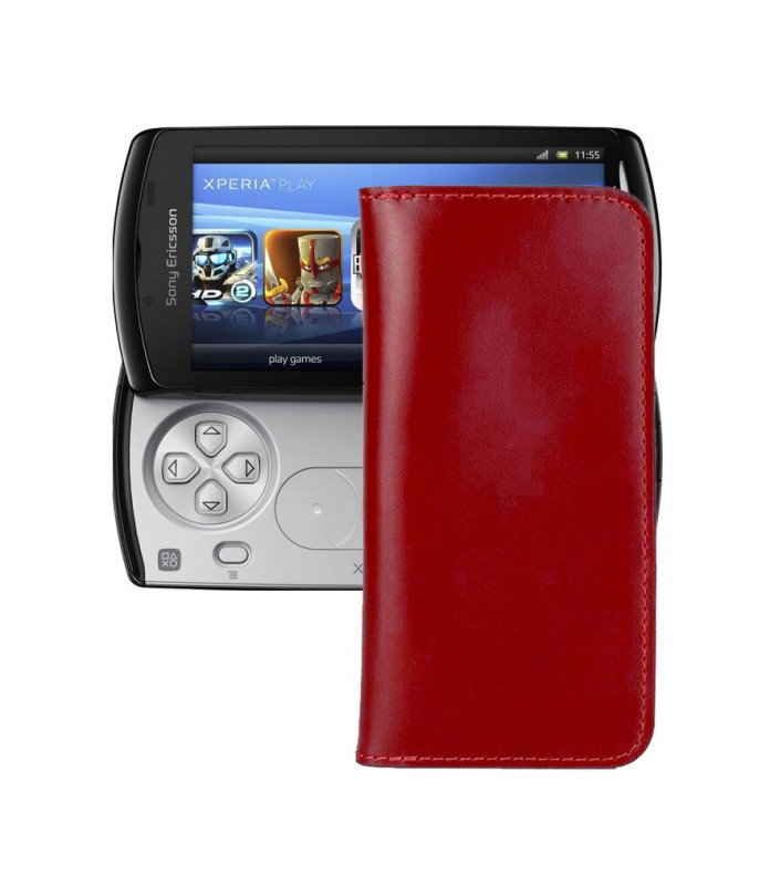 Портмоне з шкіри для телефону Sony Xperia Play R800i