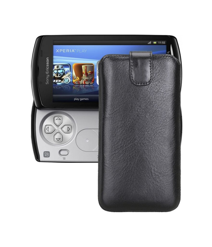 Витяжка з екошкіри для телефону Sony Xperia Play R800i