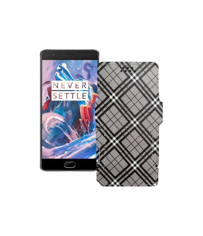 Чохол-книжка з екошкіри для телефону OnePlus 3T